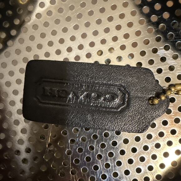 Coach Vintage Crescent Flap Turnlock Black Leather Shoulder/Crossbody Bag - Picture 8 of 16